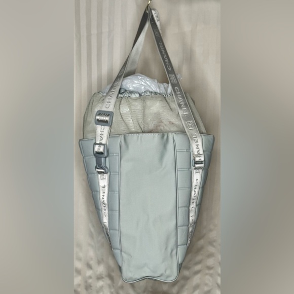 Chanel quilted nylon tote Authentic - Picture 5 of 16